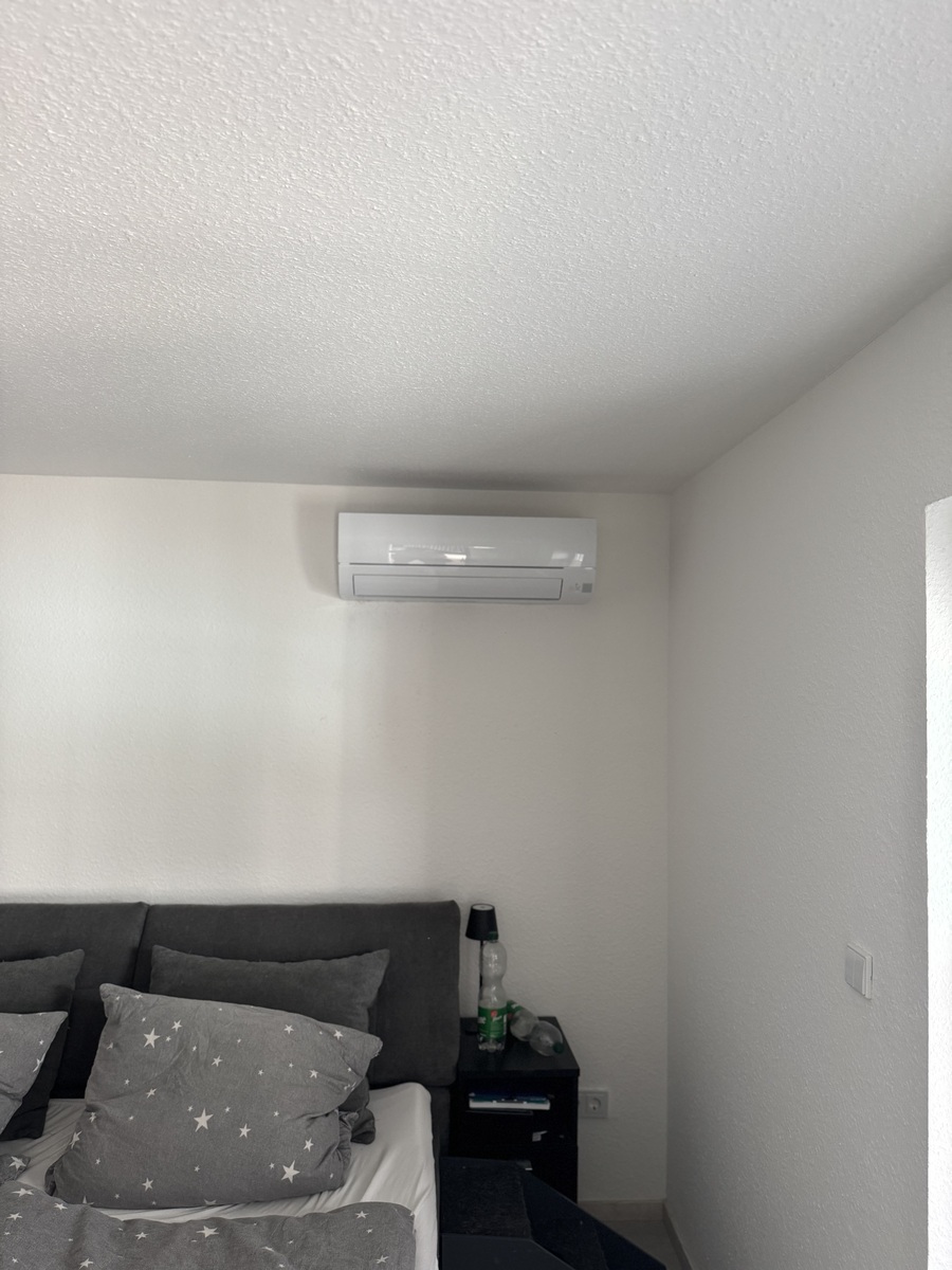 Klimaanlage in einem Schlafzimmer in Oberhausen