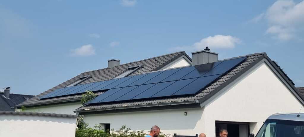 Haus in Wesel mit installierter Photovoltaik