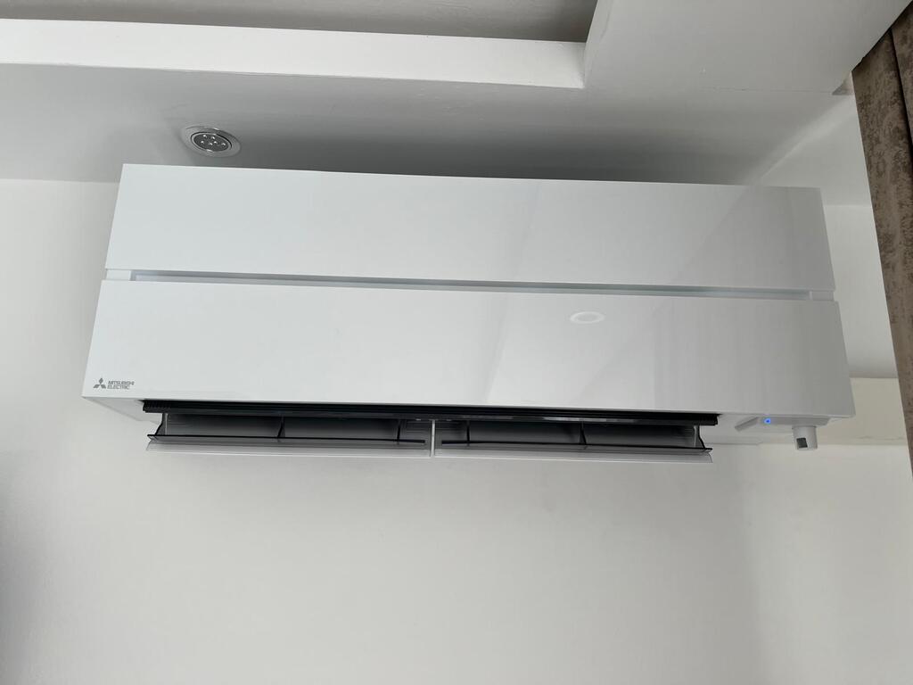 Nahaufnahme einer Klimaanlage